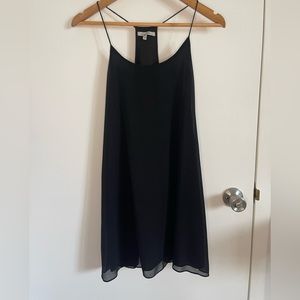 Black Tank simple dress, naked Zebra, size small